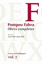Obres completes de Pompeu Fabra, 7