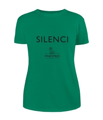 Camiseta color verde, mujer, S