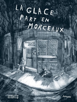 La glace part en morceaux